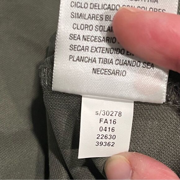 Bar III Forest Green Modal Blend Short Sleeve Dolman Top Size XS - Picture 5 of 5